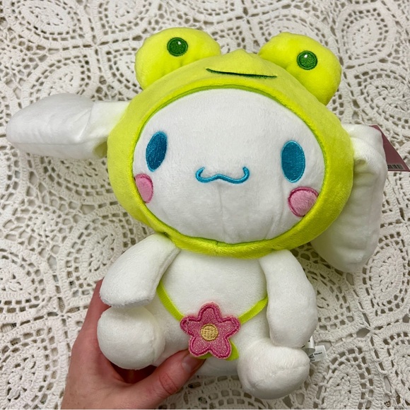 NWT Sanrio Cinnamoroll with frog hat - Picture 1 of 15